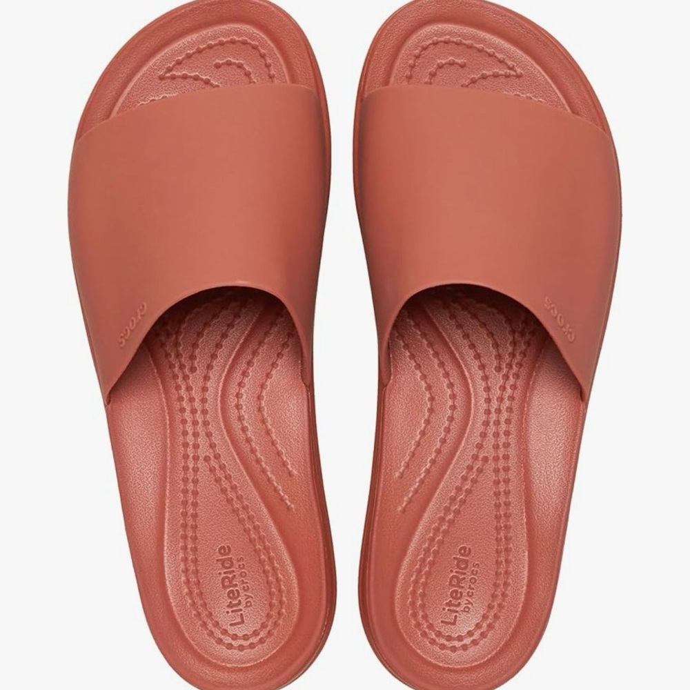 CROCS Brooklyn Style Slide Sandals - Spice/Clay